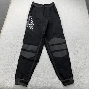 Vintage Polaris Herren schwarz Rennhose Größe Large Ski Schneemobil Motocross Ausrüstung - Bild 1 von 9