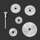 6x6pcs set Mini HSS Circular Saw Blades Rotating Tool For Dremel Rotary MetalCut