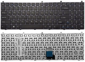 US KEYBOARD CLEVO W650RN W650RZ1 W650SB W650DD W650SC W650SF W650SH W651SJ - Picture 1 of 2