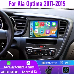 9" 4+64GB Carplay Android Auto Head Unir For Kia Optima 2011-2015 Car Radio GPS - Picture 1 of 17