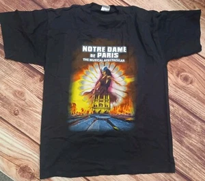 Espectacular musical vintage 1998 Notre Dame de Paris talla XL puntada única años 90 - Imagen 1 de 6