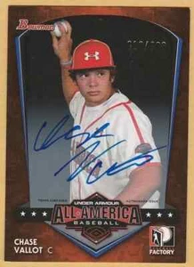 2013 Bowman Under Armour All-American Autographs #17 Chase Vallot 010/200 - Picture 1 of 2