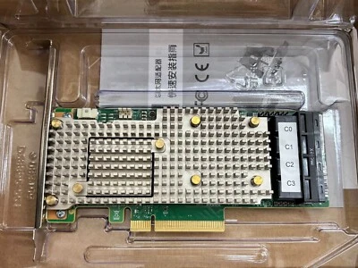 New Broadcom LSI 9460-16i PCIe 3.1 x8 16 Port MegaRAID Tri-Mode Storage Adapter - Image 1 of 4