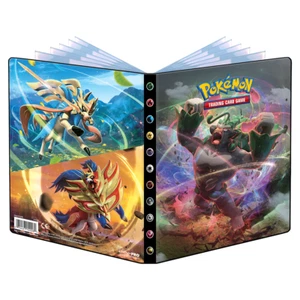 4 Pocket Portfolio Holder Storage Sword and Shield Rebel Clash SWSH2 for Pokemon - Picture 1 of 2