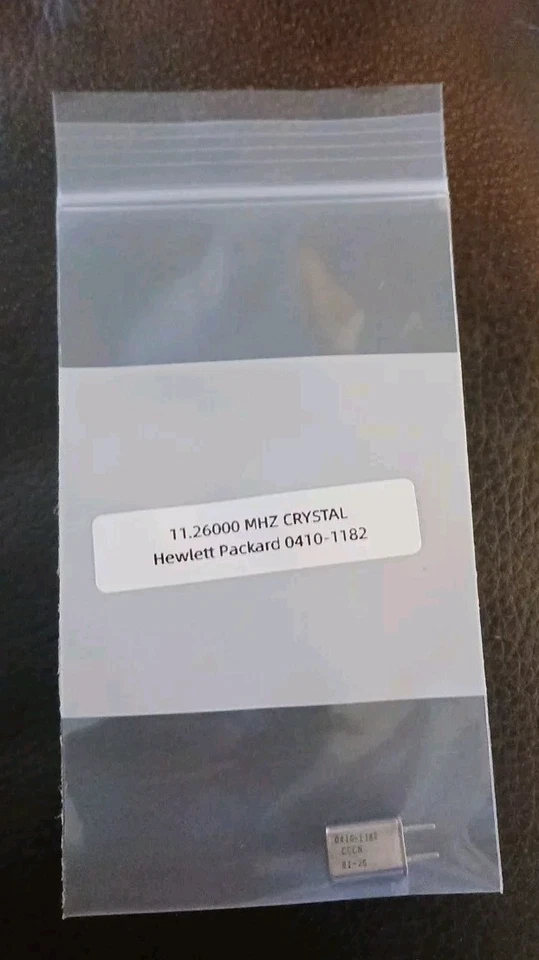 Hewlett Packard Quartz Crystal 12.6000 MHZ 0410-1182 **SHIPS QUICK AND FREE ** - Image 1 of 1