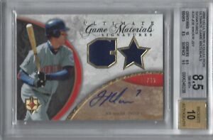 Joe Mauer 2006 Ultimate Collection Materials Auto/Relic BGS 8.5/10 SP/35 TWINS!