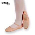Girls Pink Full Sole Dance Ballet Shoes - Soft Quality LEATHER Kids Children