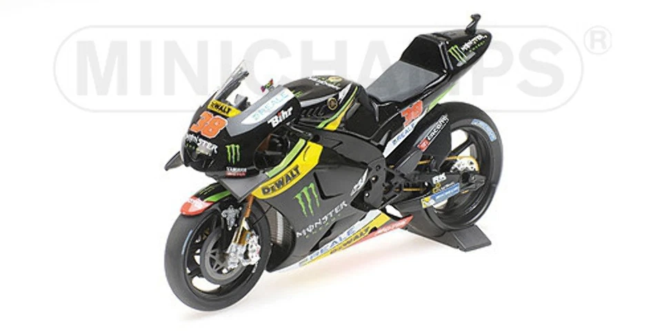Minichamps 1/12 YAMAHA YZR-M1 MONSTER YAMAHA TECH3 BRADLEY SMITH MOTOGP 2016 - Immagine 1 di 1