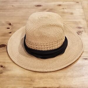 Tommy Bahama Straw Hat Cap Size M/L Beach Wide Brim