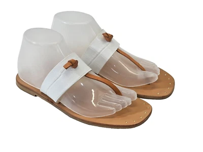 Sandalias planas GC para mujer 37,5 Joie A La Plage de cuero chanclas zapatos usados en excelente estado Foto 1 de 4