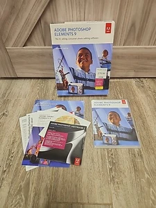Adobe Photoshop Elements 9: Windows & Mac Full Retail Version Complete CIB - Picture 1 of 11