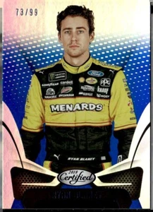 Serie Ryan Blaney 2018 certificado Racing Blue Foil #73/99 #37 - Imagen 1 de 2