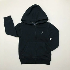   Nautica Little Boys Wilson Full-Zip Fleece Hoodie w/pockets Navy Blue size S/4 - Picture 1 of 10
