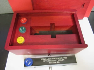 SEVERN ENGINEERING MAGNETIC PERMEABILITY TESTER 4 standards AS PICTURED LOB-RAD - Picture 1 of 5
