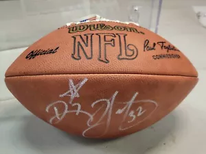 Ricky Watters Autographed Signed NFL Football w/ COA & Case - Picture 1 of 6