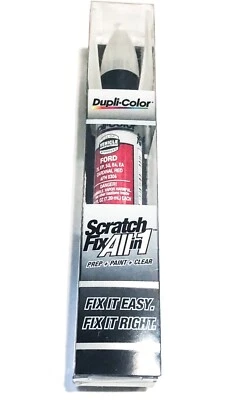 Duplicolor All-in-1 Touch Up Paint Fix 21 EP E4 EA SQ FM 306 Ford Cardinal Red - Image 1 of 2