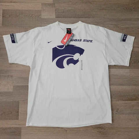 Vintage Nike Kansas State T Shirt Men's Large With Tags Cover