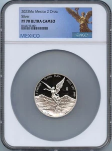 2023Mo Mexico 2 Onza NGC PF 70 Ultra Cameo - Picture 1 of 2