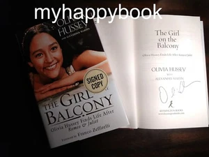 SIGNED The Girl on the Balcony by Oliva Hussey, autographed, Romeo and Juliet - Imagen 1 de 9