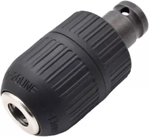 2-13mm Capacity Mount 1/2-20UNF Keyless Drill Chuck Quick Change Conversion - Picture 1 of 8