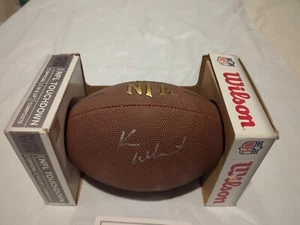 Ken Whisenhunt Signed Wilson NFL Football With Authentication Box Damage - Picture 1 of 3