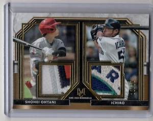 2020 Topps Museum Collection Dual Patch Shohei Ohtani Ichiro 10/10 - Picture 1 of 2