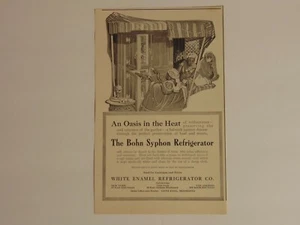1913 The Bohn Syphon Refrigerator Oasis in the heat vintage art print ad - Picture 1 of 1