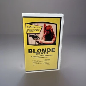 BLONDE DEATH Cult Action SOV Bleeding Skull Mondo Verboden VHS RARE White Clam - Picture 1 of 12