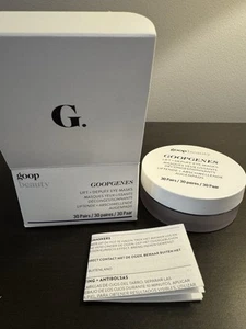 Goop Goopgenes Lift Depuff Eye Masks 30 Eye Masks NIB EXP 9/25 - Picture 1 of 7
