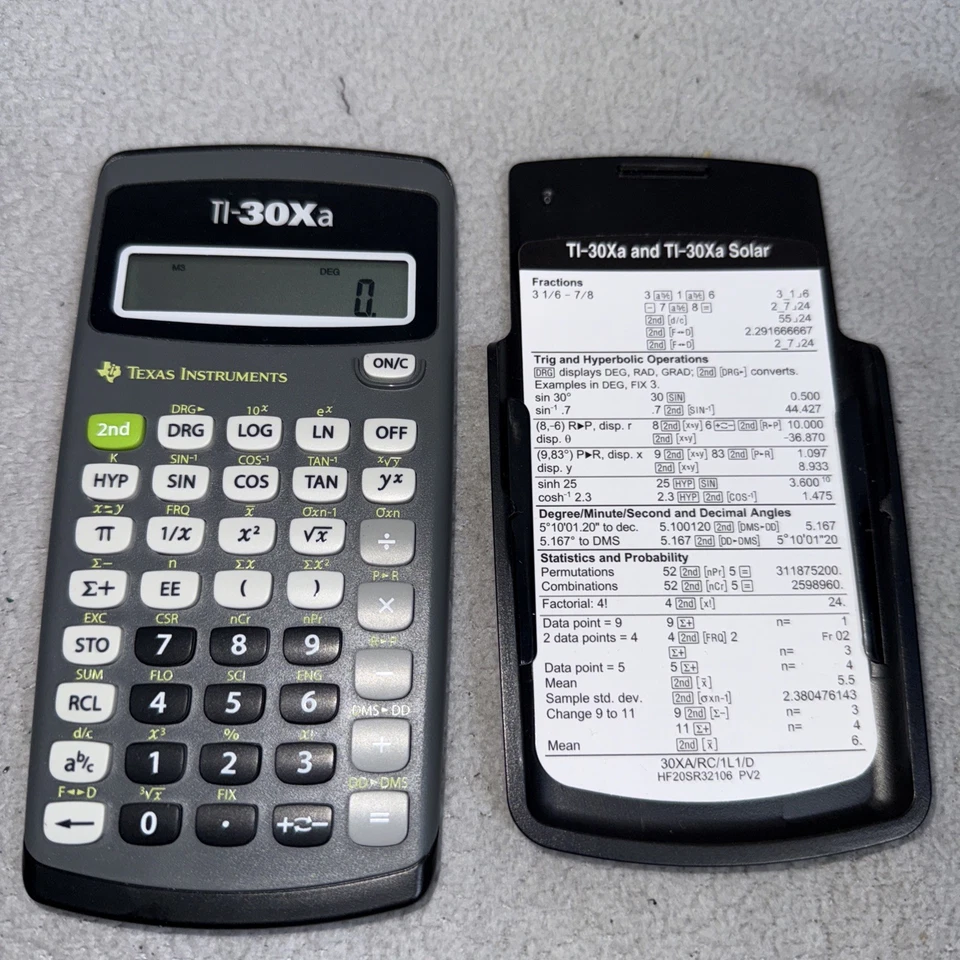 Texas Instruments TI-30Xa Solar Scientific Calculator - Image 1 of 4