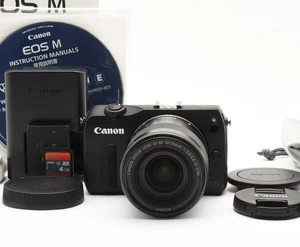 Canon EOS M 18.0MP Digital Camera BK w/ 18-55mm Lens & Flash [Near Mint]#2499709 - Picture 1 of 13
