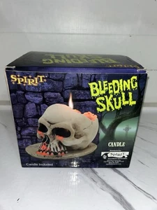 Spirit Halloween Sangrado Calavera Vela Halloween Decoración Nuevo - Imagen 1 de 1