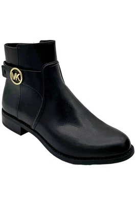 Botín para mujer Michael Kors Carmen de cuero negro Foto 1 de 3