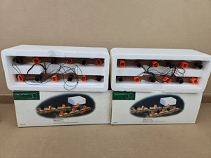 LOTE DE 2 PIEZAS DEPARTAMENTO 56 HALLOWEEN LUMINARIAS PUEBLO ACCESORIOS 56.52738 1998 - Imagen 1 de 3