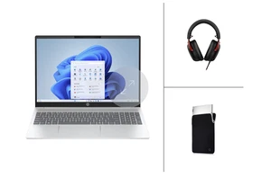 HP OmniBook 5 16" Laptop - Ryzen™ 7, 16GB, Touchscreen + Headset & Sleeve NEW - Picture 1 of 6