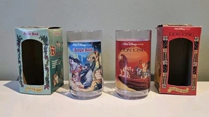 Disney 90s BK Plastic Cup The Lion King & Jungle Book Burger King Collector Box - Picture 1 of 12