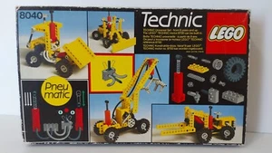 Lego Technic 8040 Pneumatic 1984 Boxed Vintage Retro Incomplete - Picture 1 of 8