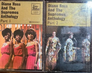 DIANA ROSS & THE SUPREMES - ANTHOLOGY PART 1 & 2 CASSETTE ALBUMS + FREE UK POST - Picture 1 of 2