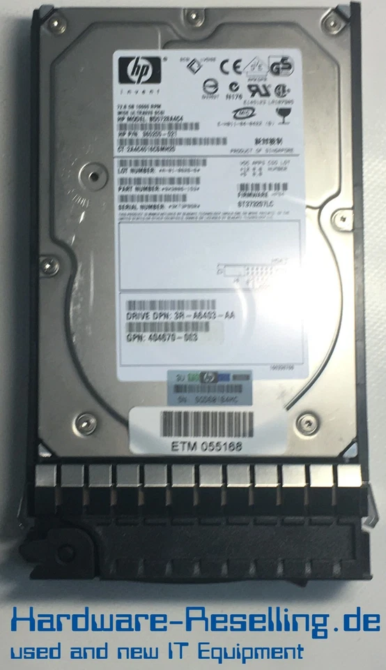 Compaq 72GB BD0728A4C4 360205-021 404670-003 3,5 Pollici SCSI - Immagine 1 di 1