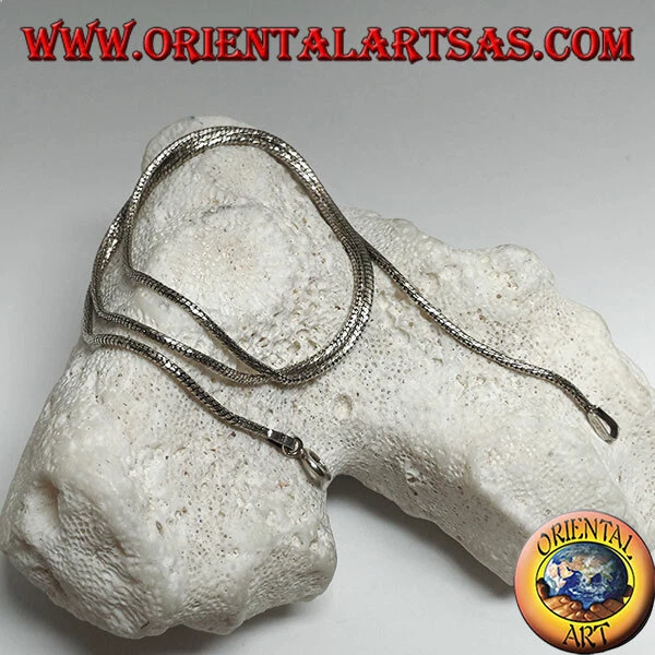 Collana catenina in Argento 925‰ con maglia a fune diamantata da 45 cm x 1,5 mm - Immagine 1 di 1