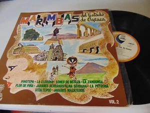 MARIMBAS DEL ESTADO DE OAXACA MITLA LP LPM-014 MEXICAN GATEFOLD - Imagen 1 de 3