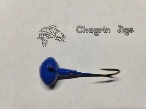 10 Pack Painted Football Jig Heads w/barb - Select a color and size - Picture 1 of 46