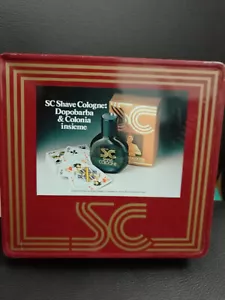Box "Dopobarba e colonia insieme" con mazzo di carte. Vintage - Foto 1 di 4