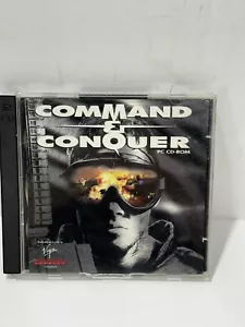 Command & Conquer C&C Windows 95 PC Game CD-ROM 2 Discs - Case Broken - Picture 1 of 5
