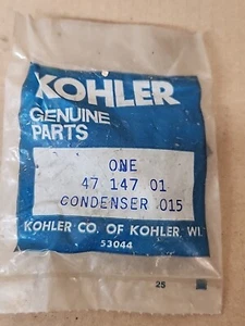 Genuine Kohler condenser 47-147-01  k141 k161 k181 K241 w/magneto ignition - Picture 1 of 3