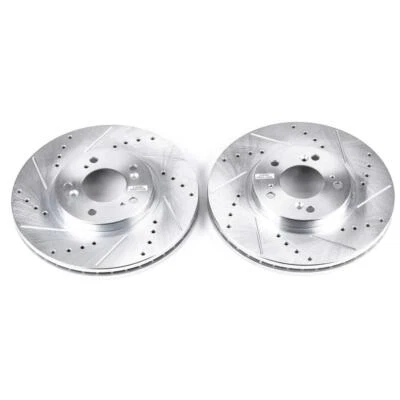 PowerStop Disc Brake Rotor Set - Fits Acura RL 1999-2004 PowerStop Evolution Per Foto 1 de 4