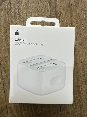 Apple USB-C 20W Power Adapter A2344 White Sealed 100% Original - Image 1 of 3