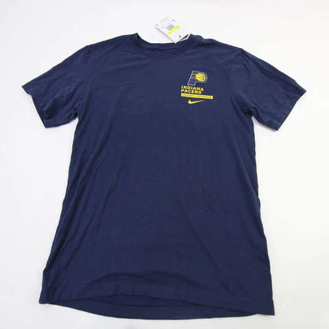Indiana Pacers Nike NBA Authentics Short Sleeve Shirt Men's Navy New Cover