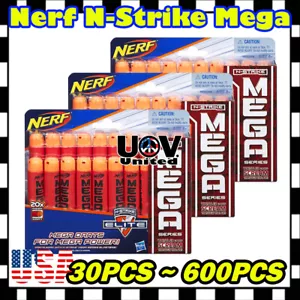 Lot Pack Refill Soft Foam Bullet Darts For mega strike Blasters Toy Gun elite U - Picture 1 of 6