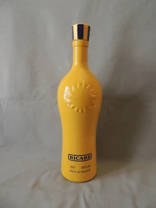 Vintage Ricard empty yellow bottle 70cl Pastis de Marseille France - Picture 1 of 15